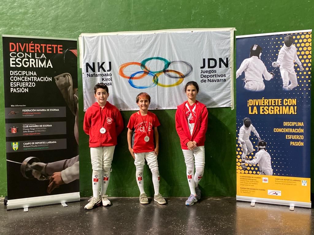 Celebrada la final Juegos Deportivos de Navarra de Espada y Florete M13 y M17, y Torneos M9